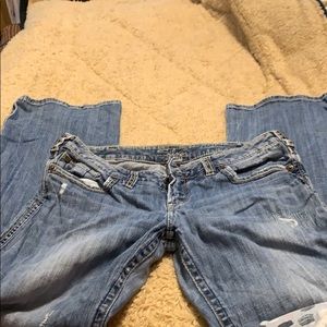 Silver jeans